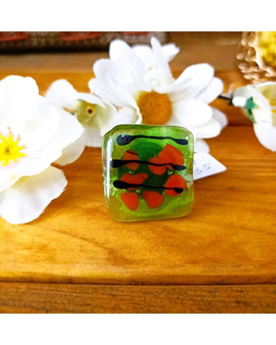ΔΧΤ-135 Glass Fusing ΤΕΤΡΑΓΩΝΟ με ΜΑΥΡΕΣ ΓΡΑΜΜΕΣ