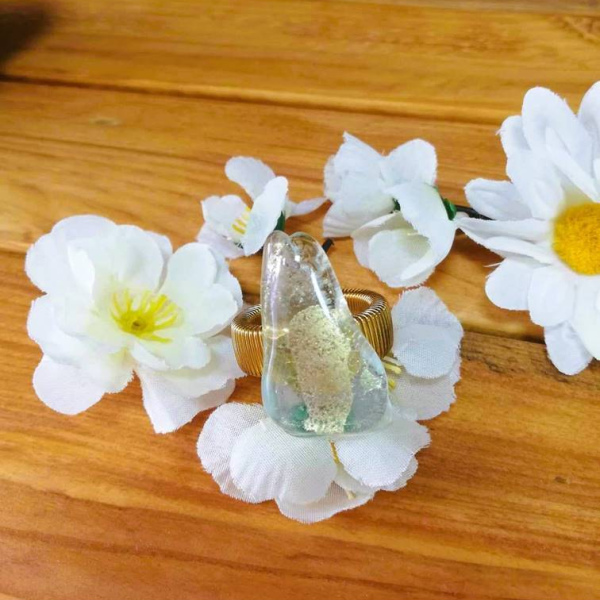ΔΧΤ-156 Glass Fusing ΔΙΑΦΑΝΟ με ΦΥΛΛΟ ΧΡΥΣΟΥ